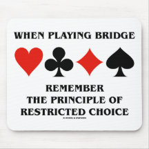 When Playing Bridge Principle of Restricted Choice