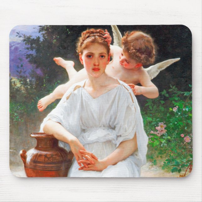 Tapis De Souris Whisperies d'Amour, Bouguereau (Devant)