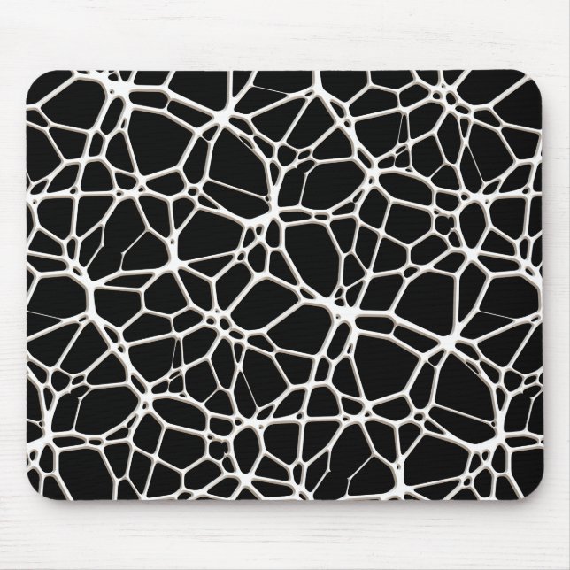 Tapis De Souris White Web Texture + votre bachgr. & idées (Devant)