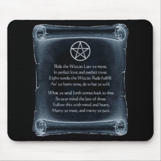 Tapis De Souris Wiccan Rede Mousepad