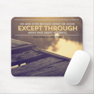 Tapis De Souris William Gladstone Citation Inspirationnelle "Erreu