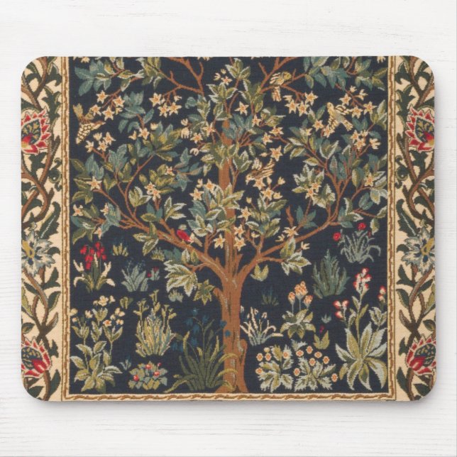 Tapis De Souris William Morris - Arbre De Vie Original (Devant)