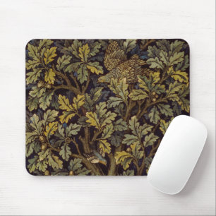 Tapis De Souris William Morris Faisan femelle Arbre botanique Ois