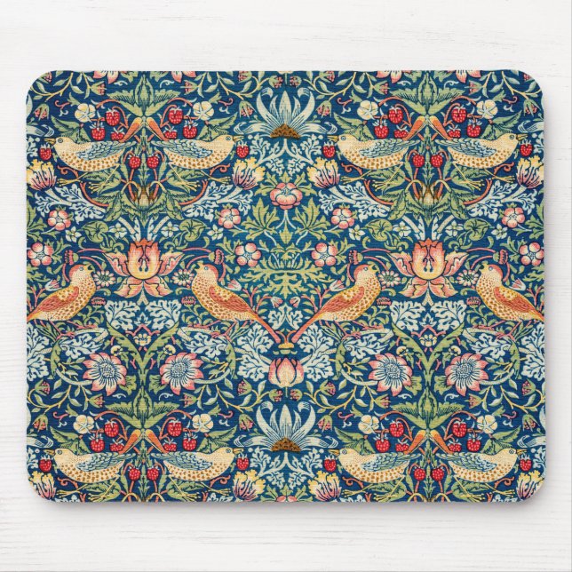 Tapis De Souris William Morris fraise (Devant)