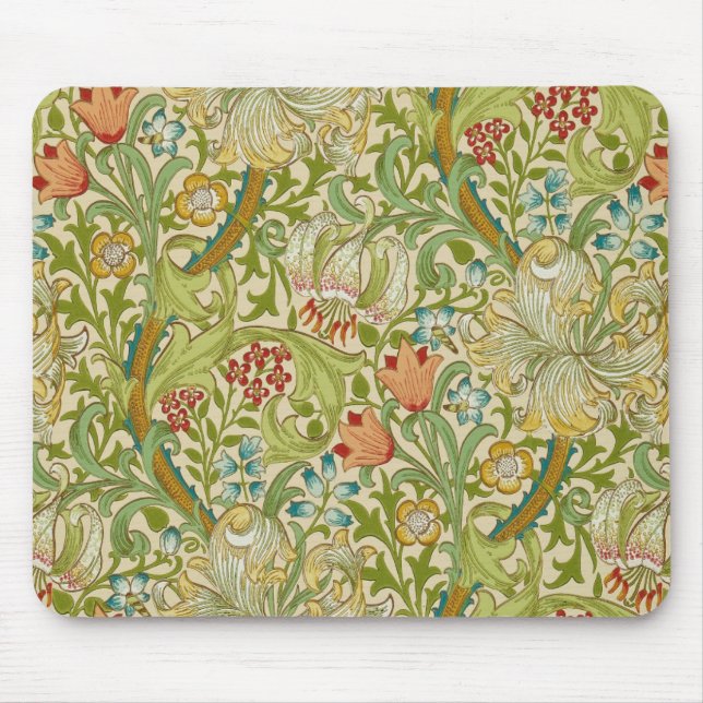 Tapis De Souris William Morris - Golden Lily (Devant)