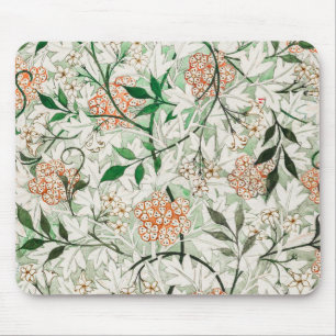 Tapis De Souris William Morris Jardin de Jasmin Fleur Classique