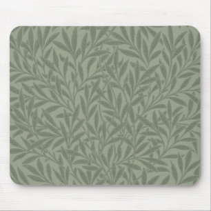Tapis De Souris William Morris Motif Saule Antique Vert Sauge