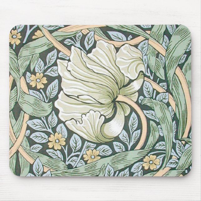 Tapis De Souris William Morris Pimpernel Fond d'écran floral (Devant)