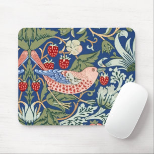 Tapis De Souris William Morris Strawberry Thief Corail Marine