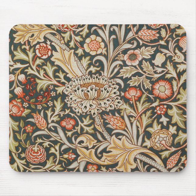 Tapis De Souris William Morris Trent Garden Flower Classic Botanic (Devant)