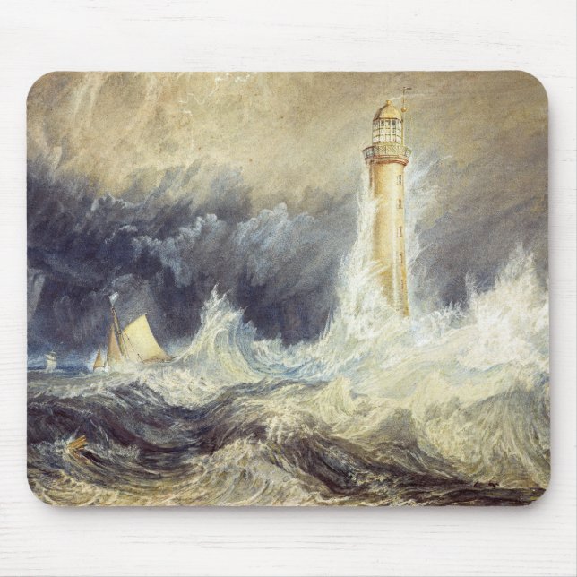 Tapis De Souris William Turner - Phare de Bell Rock (Devant)