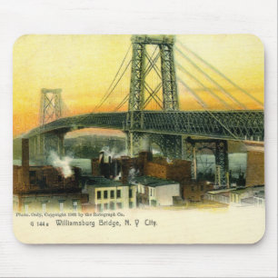 Tapis De Souris Williamsburg Bridge, New York City, cru 1905