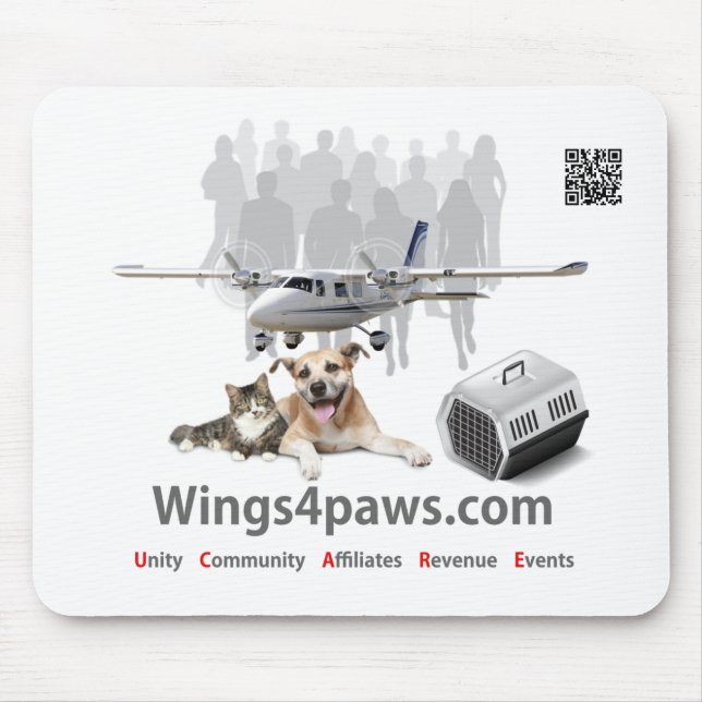 Tapis De Souris Wings4paws - Pad de souris (Devant)
