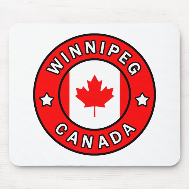 Tapis De Souris Winnipeg Canada (Devant)