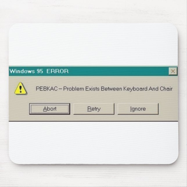 Tapis De Souris winows 95 (Devant)