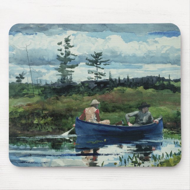 Tapis De Souris Winslow Homer - le bateau bleu (Devant)