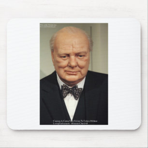 Tapis De Souris Winston Churchill Failure Wisdom Quote Gifts