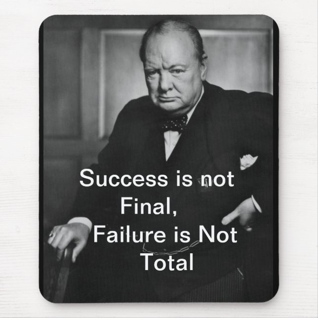 Tapis De Souris Winston Churchill - Mousepad - succès (Devant)