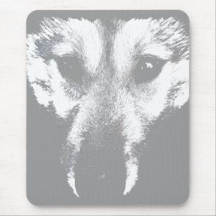 Tapis De Souris Wolf Pup Mousepad Cadeaux Sled Chien Husky Chiens
