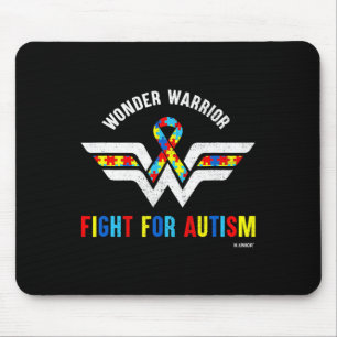 Tapis De Souris Wonder Warrider Lutte Pour La Sensibilisation sur 