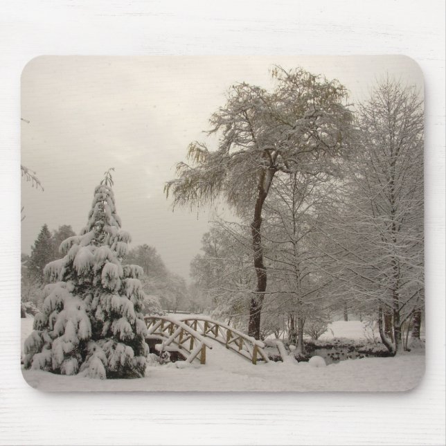 Tapis De Souris Wonderland Mousepad Cadeaux du Pont des Neiges (Devant)