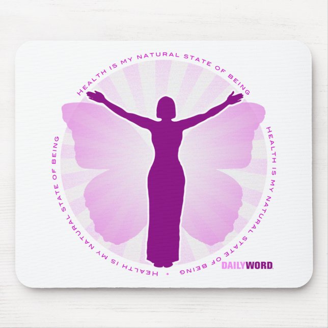 Tapis De Souris WORD® QUOTIDIEN "guérison" Mousepad (Devant)