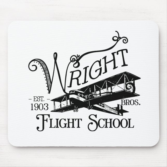 Tapis De Souris Wright Bros. École de vol (Devant)