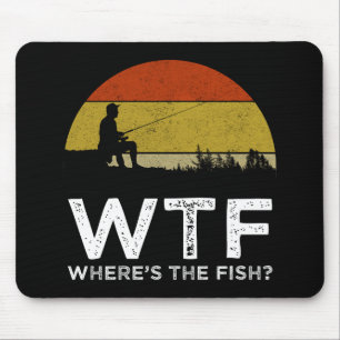 Tapis De Souris WTF - Où est le poisson ?