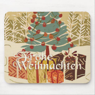 Tapis De Souris X-Mas Motiv, mit Geschenken unterm Weihnachtsbaum