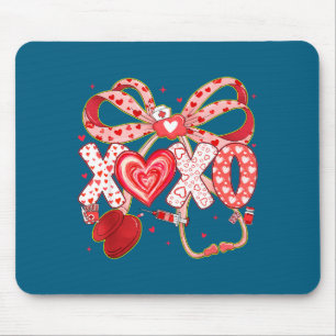 Tapis De Souris Xoxo stéthoscope valentin rn pct infirmière cna ro