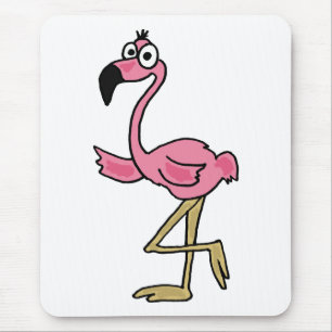 Tapis De Souris XX Flamant rose drôle