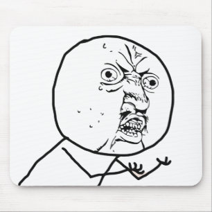 Tapis De Souris Y U NO (original) - Mousepad