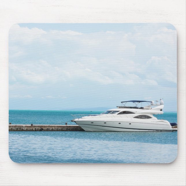 Tapis De Souris Yacht à l'amarrage (Devant)