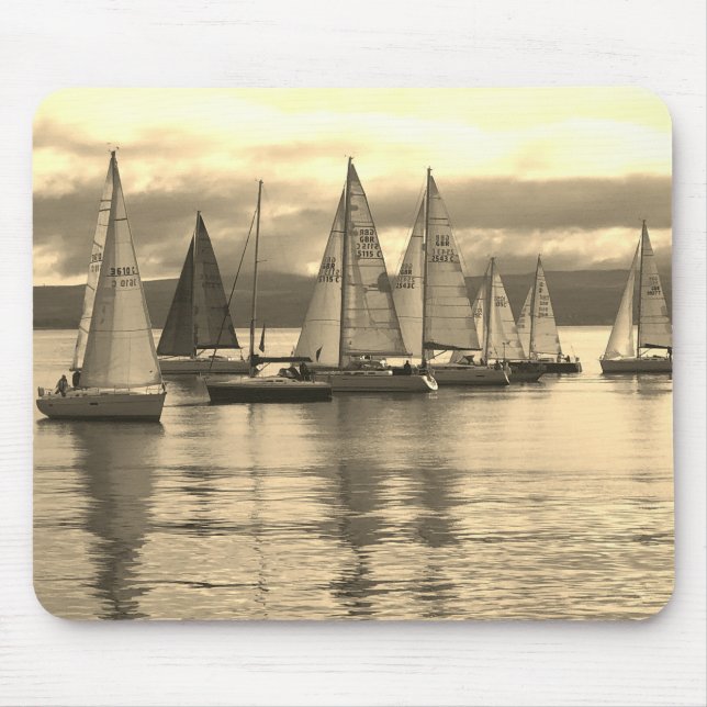 Tapis De Souris Yachts à Rothesay Bay, Scotland. (Devant)