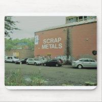 Yard urbain de chute dans Byker Newcastle