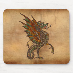 Tapis De Souris Yes Old Medieval Dragon Design