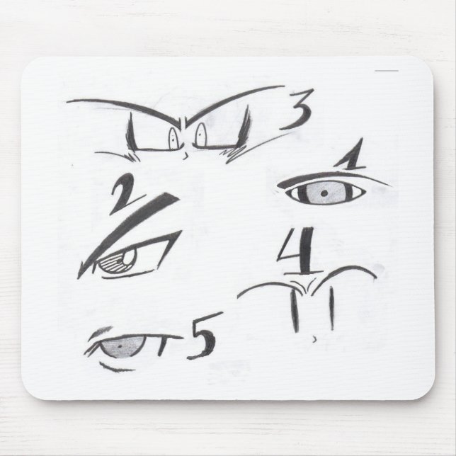 Tapis De Souris Yeux (Devant)