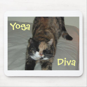 Tapis De Souris Yoga Cat