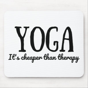 Tapis De Souris Yoga C'est moins cher que la thérapie