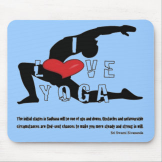 Tapis De Souris Yoga d'amour