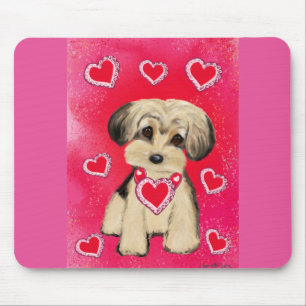 TAPIS DE SOURIS YORKIE POO