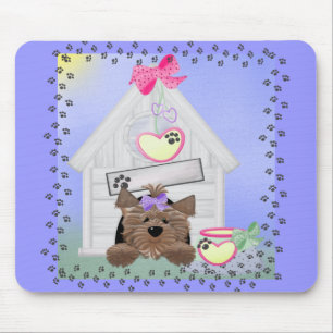 Tapis De Souris Yorkiegirl-chenil