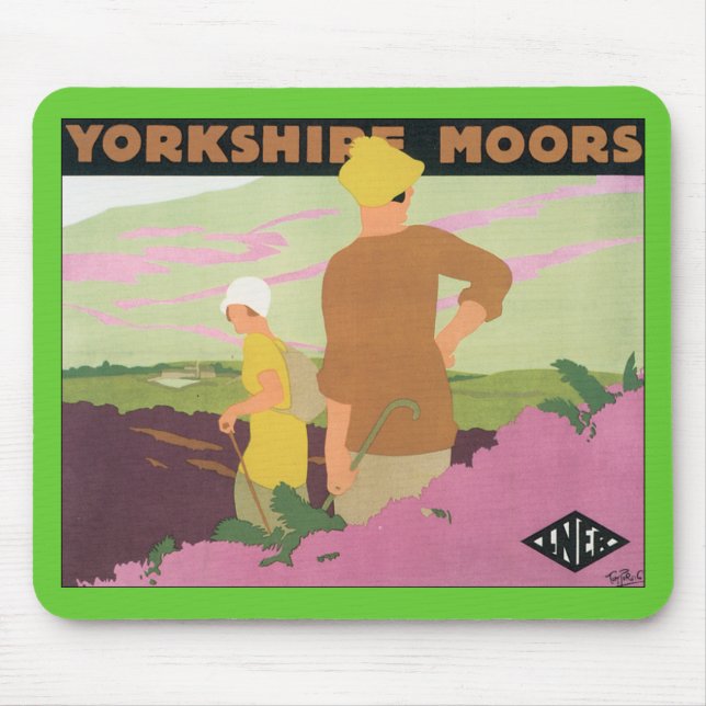 Tapis De Souris Yorkshire Moors (Devant)