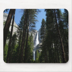 Tapis De Souris Yosemite Falls et Woods Paysage Photographie