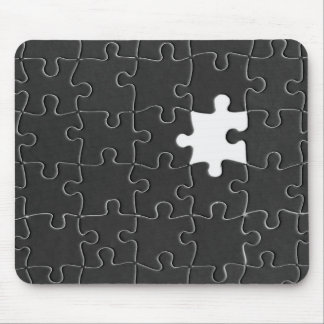 Tapis De Souris You Complete Me Romantic Black and White Jigsaw Mo
