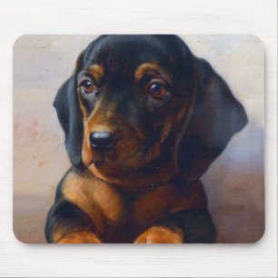 Tapis De Souris Young Dachshund par Carl Reichert