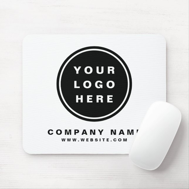 Tapis De Souris Your Business Logo Promoteur Business Company (Avec souris)