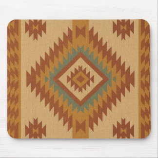 Tapis De Souris Zapotec Folk Art Neutre Géométrique Pad