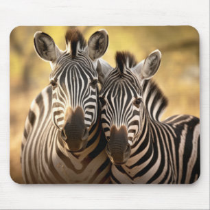 Tapis De Souris Zebra Animal Wild Beauté Liberté Wilderness Nature