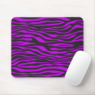 Tapis De Souris Zebra Print, Zebra Stripes, Purple Zebra, Jungle